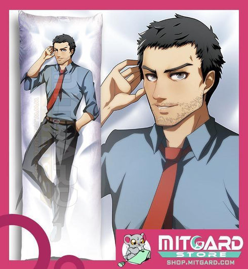 PERSONA 4 Ryotaro Dojima Body pillow case Dakimakura - 3